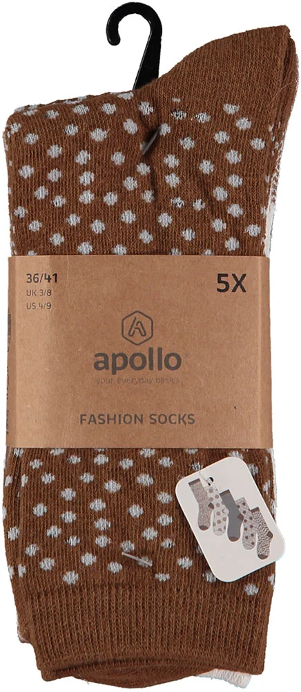 Apollo dames sokken 5 pack