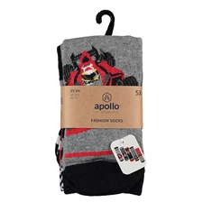 Apollo jongens sokken 5 pack