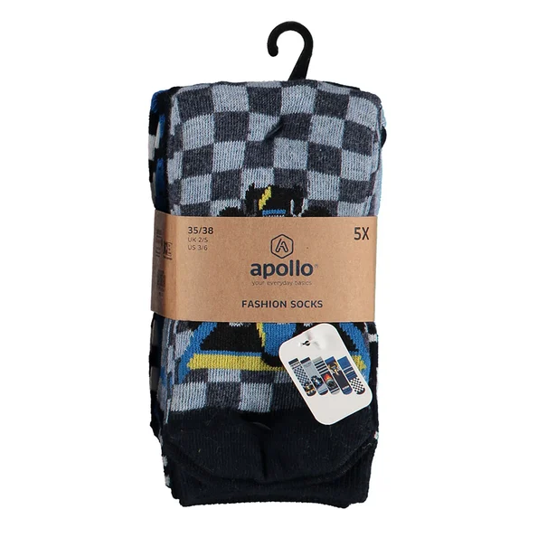 Apollo jongens sokken 5 pack