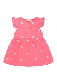 Bakkaboe baby meisjes jurk korte mouw