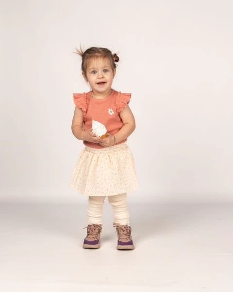 Bakkaboe baby meisjes jurk korte mouw