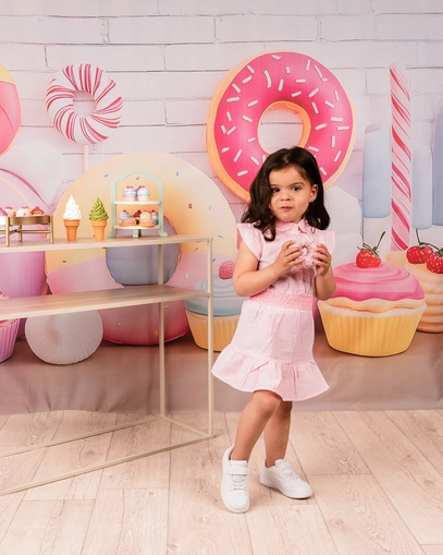 Bakkaboe Babyjurk met Streepjes