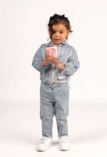 Bakkaboe Denim Bloemenlook 