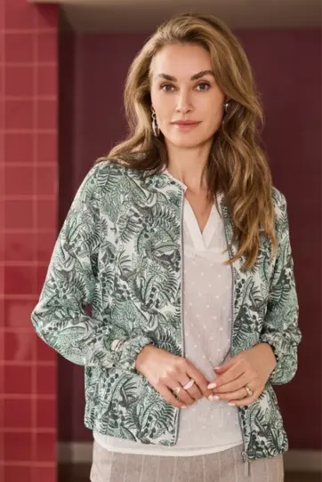 Botanische Krijtstreep Look