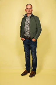 Chris Cayne heren vest lange mouw