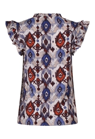 CITY LIFE dames blouse korte mouw