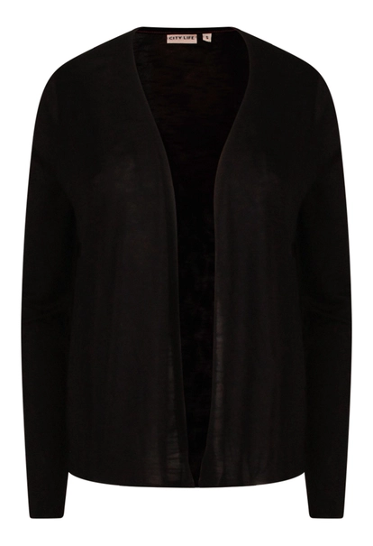 CITY LIFE dames vest lange mouw