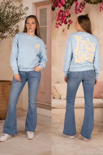 CITY LIFE Flair Denim Look