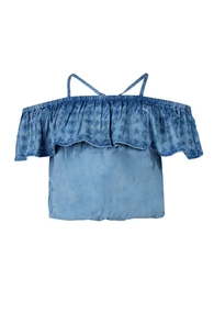 D-Zine meisjes blouse korte mouw