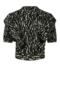D-zine meisjes blouse korte mouw