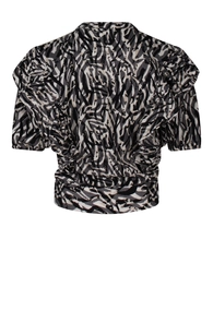 D-zine meisjes blouse korte mouw