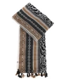 Dames sjaal camel zwarte animal