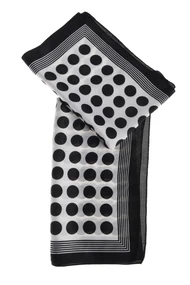 Dames sjaal vierkant dots