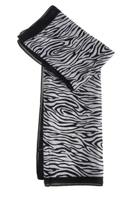 Dames sjaal vierkant zebra