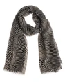 Dames sjaal zebra dessin