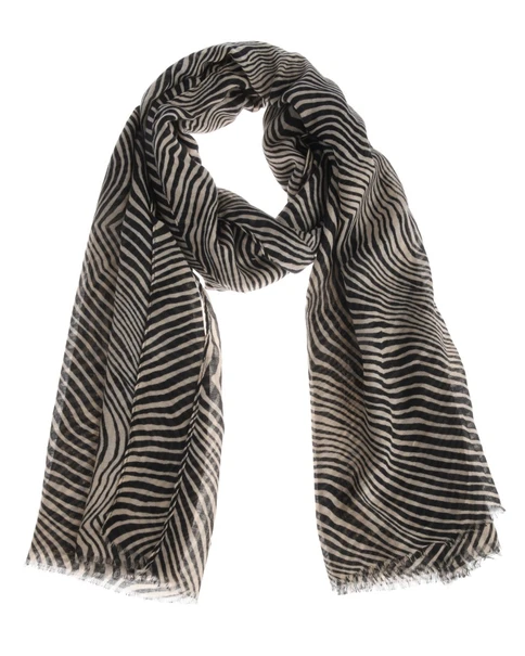 Dames sjaal zebra dessin