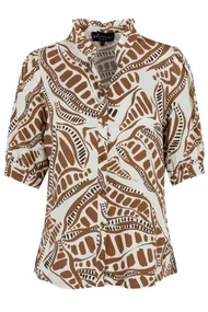 Elvira casuals dames blouse korte mouw
