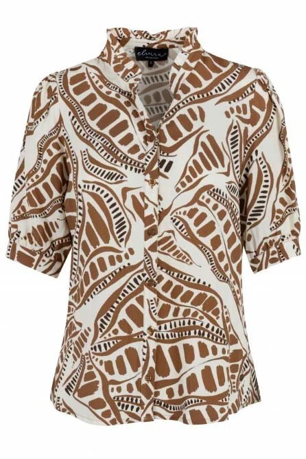 Elvira casuals dames blouse korte mouw