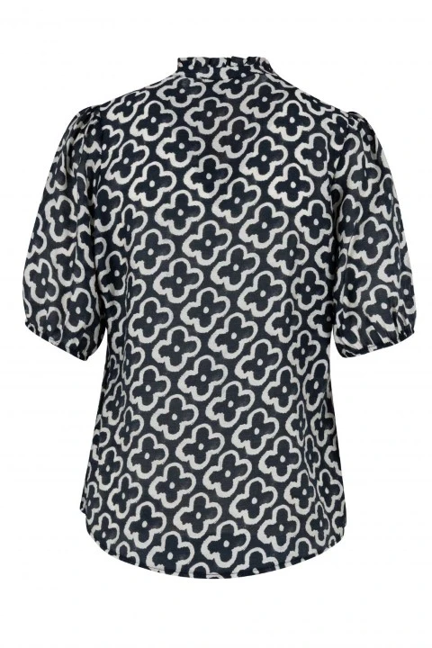Elvira casuals dames blouse korte mouw