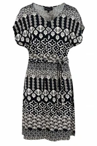 Elvira casuals dames jurk korte mouw