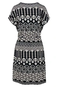 Elvira casuals dames jurk korte mouw