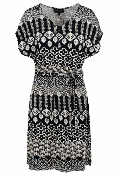 Elvira casuals dames jurk korte mouw