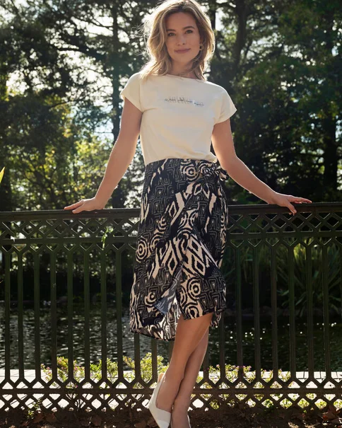 Elvira casuals dames rok midi
