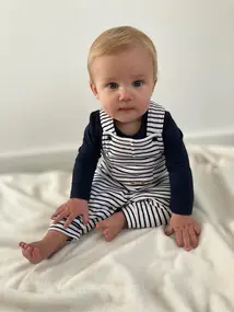 Flinq baby jongens fleece tuinbroekje