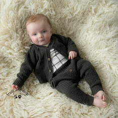 Frogs and Dogs baby jongens vest lange mouw