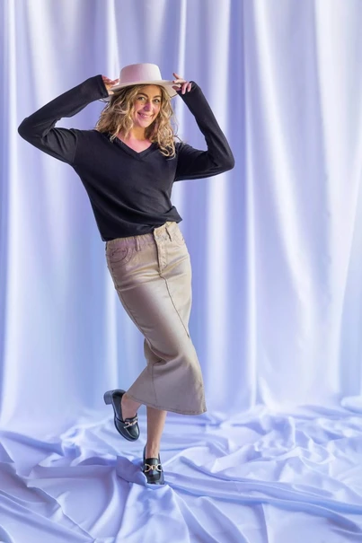 Gafair dames jeans rok