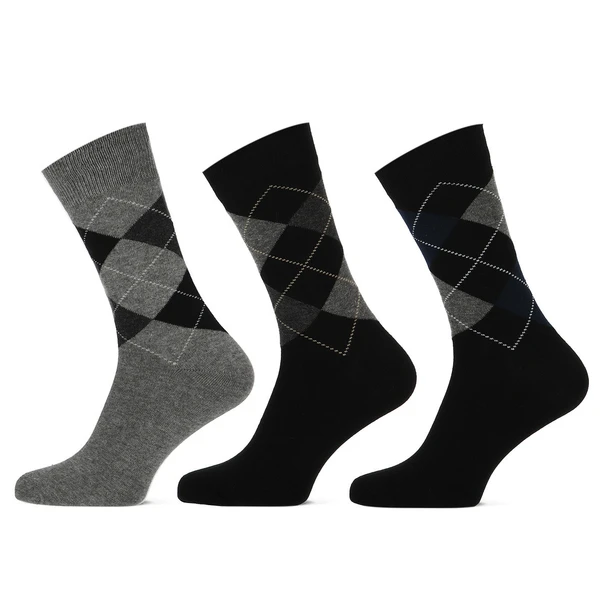 Heren 3 pack ruit