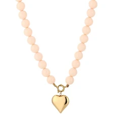 Kralen ketting hartje