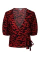 Lizzi Lou Dames Overslag Blouse Wrap