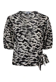 Lizzi Lou Dames Overslag Blouse Wrap