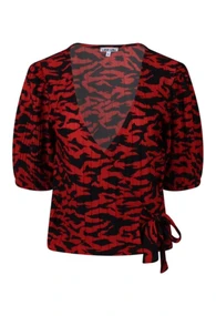 Lizzi Lou Dames Overslag Blouse Wrap