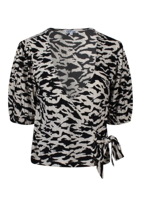 Lizzi Lou Dames Overslag Blouse Wrap