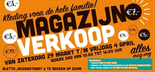Magazijnverkoop Zomer 2025