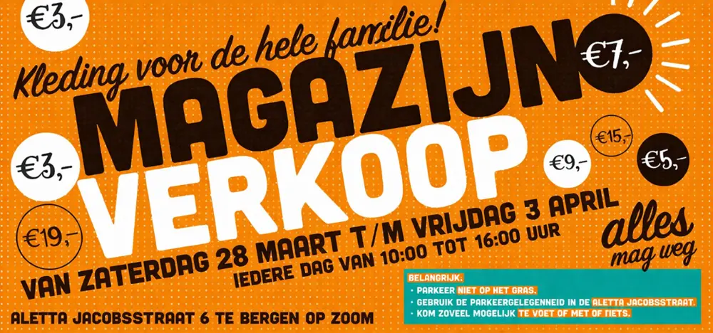 Magazijnverkoop Zomer 2026