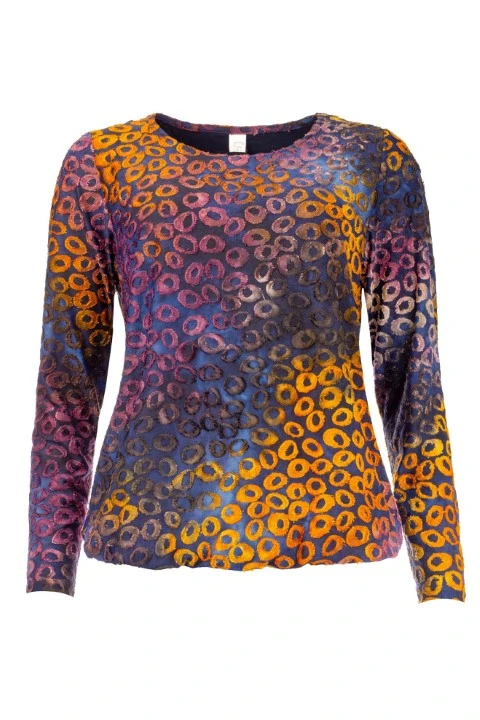 NED dames blouse lange mouw