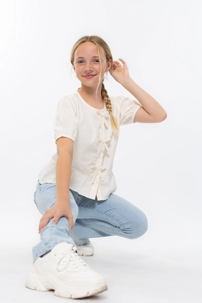 No Way Monday meisjes blouse
