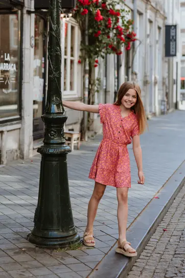 No Way Monday Vrolijke Print Jurk