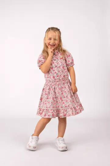 Persival Bloom Crinkle Jurk