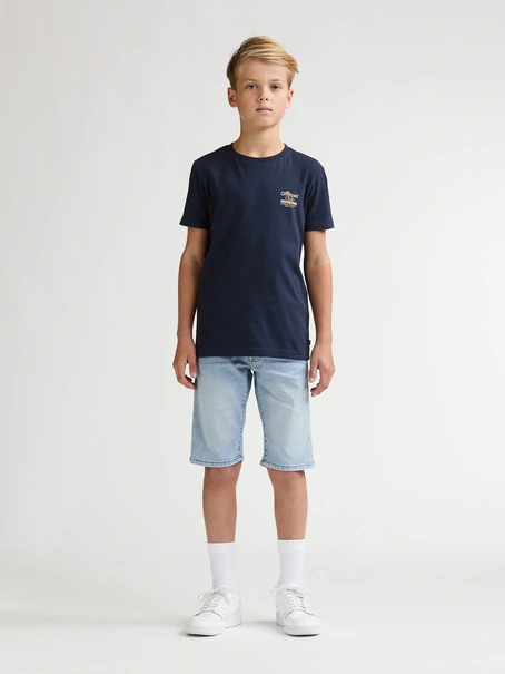 Petrol jongen denim short