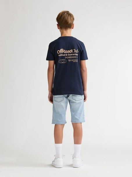 Petrol jongen denim short