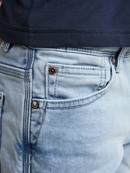 Petrol jongen denim short