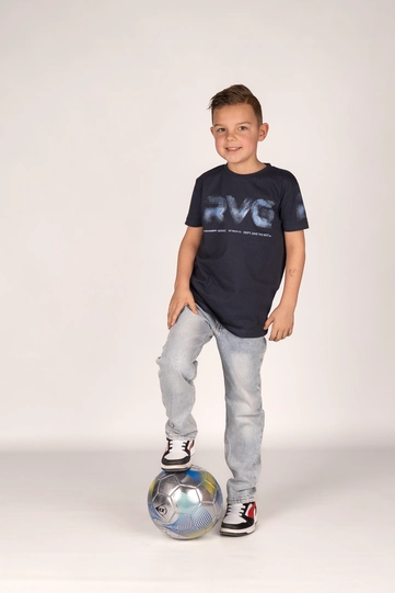 Ravagio Jongenslook – Trendy T-shirt en Denim Broek 
