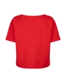 Red button dames scuba shirt