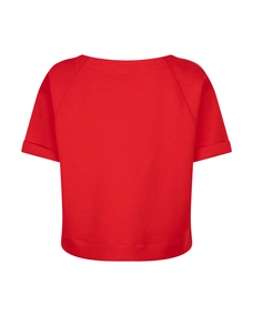 Red button dames scuba shirt