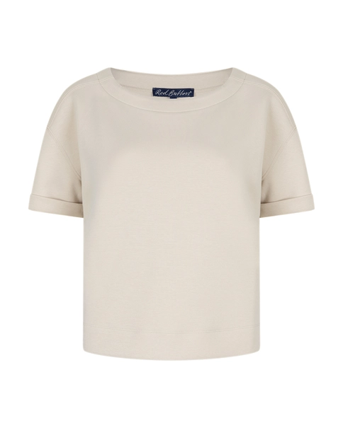Red button dames scuba shirt
