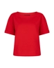 Red button dames scuba shirt